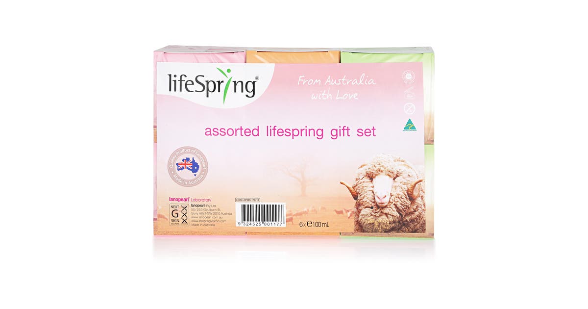 LifeSpring Assorted Gift Set 6 x 100ml - BeeVitamins