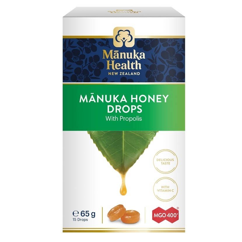 Manuka Health Manuka Honey Drops MGO 400+ Propolis Flavour 15 Drops - BeeVitamins