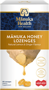 Manuka Health Manuka Honey Drops Natural Lemon & Ginger Flavour MGO 400+ 15 Lozenges - BeeVitamins