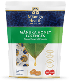 Manuka Health Manuka Honey Drops Propolis Pouch Lozenges 250g - BeeVitamins