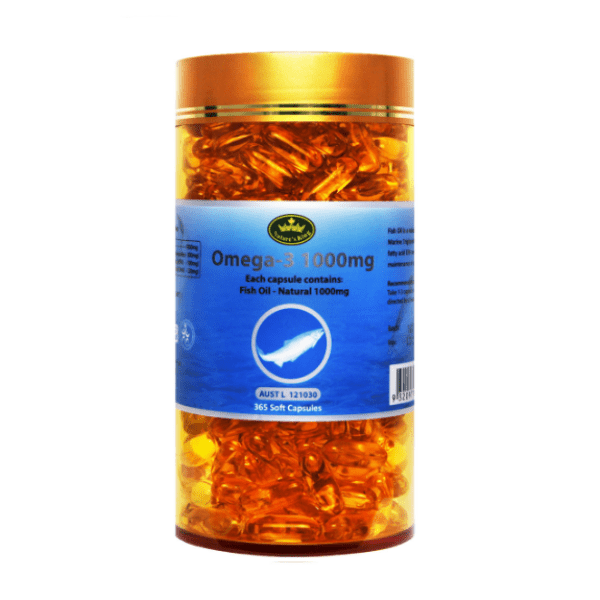 Nature's King - Omega 3 1000mg 365 Capsules - BeeVitamins