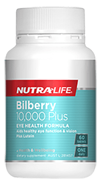 Nutralife Bilberry 10,000 Plus / 60 Tablets - BeeVitamins