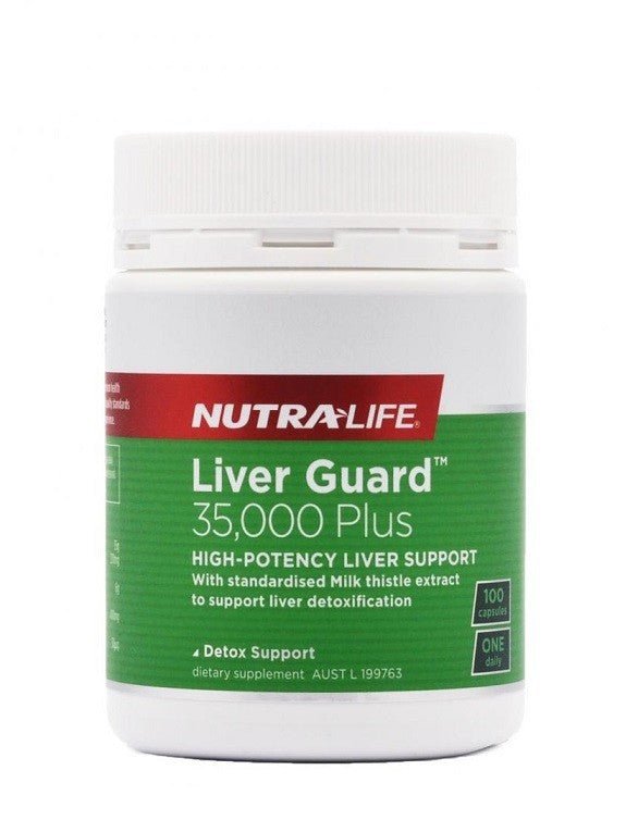 Nutralife Liver Guard 35000 Plus 100 Capsules - BeeVitamins