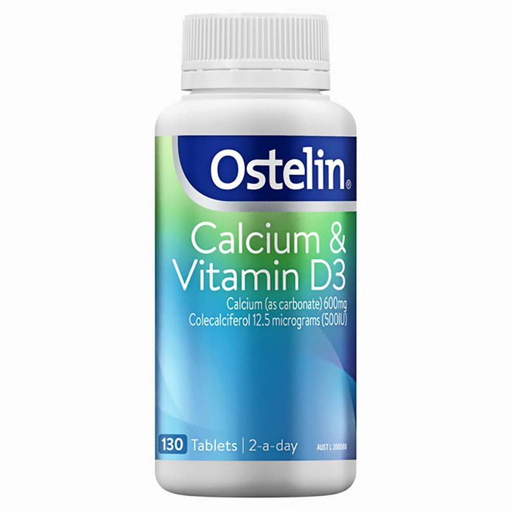 Ostelin Calcium & Vitamin D3 130 Tablets - BeeVitamins