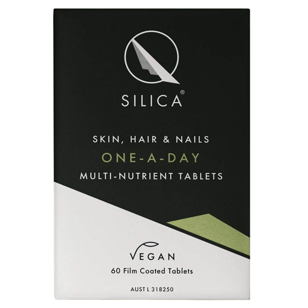 Qsilica Skin, Hair & Nails ONE - A - DAY Multi - Nutrient 60 Tablets - BeeVitamins