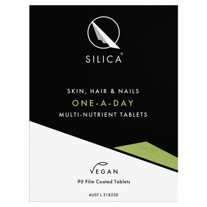 Qsilica Skin, Hair & Nails ONE - A - DAY Multi - Nutrient 90 Tablets - BeeVitamins