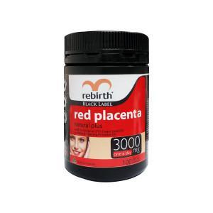 Rebirth Black Label Red Placenta Natural Plus 100 Capsules - BeeVitamins