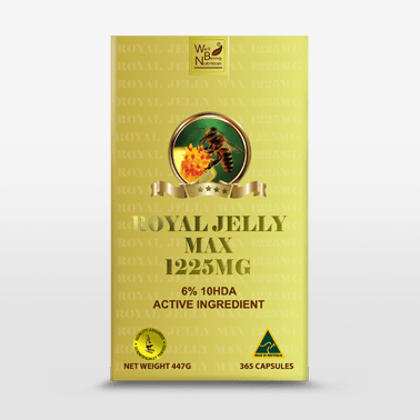 ROYAL JELLY MAX 1225 MG 365 Capsules Well Being Nutrition - BeeVitamins