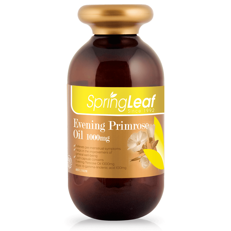 Spring Leaf Evening Primrose Oil 1000mg 400 Capsules - BeeVitamins