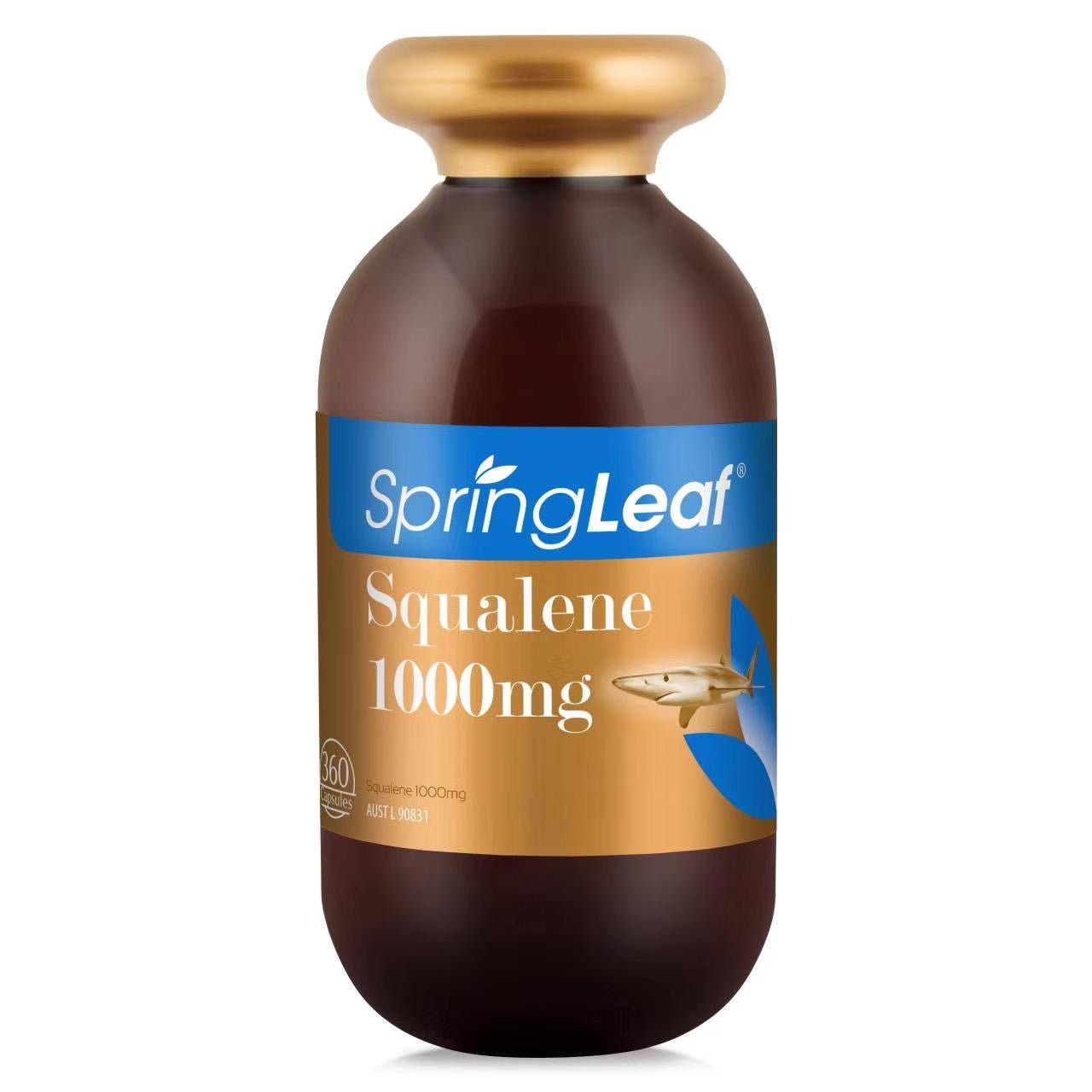 Spring Leaf Squalene 1000mg 360 Capsules - BeeVitamins