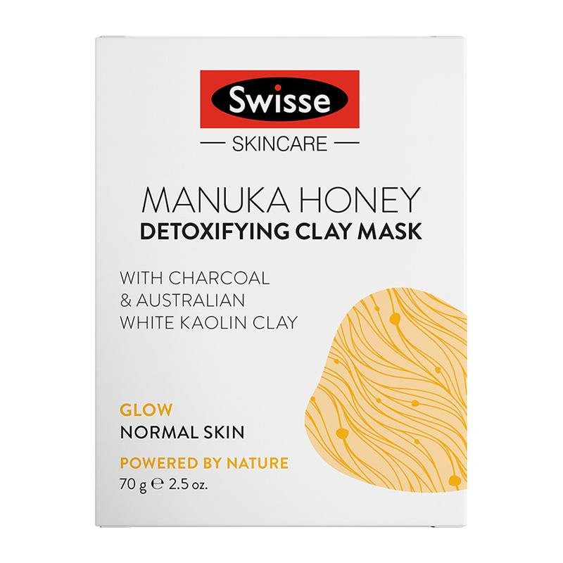 Swisse Manuka Honey Detoxifying Clay Mask 70g - BeeVitamins