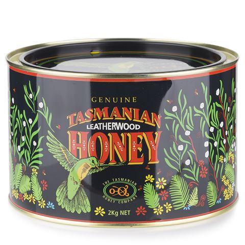 Tasmanian Leatherwood Honey Tin 2Kg - BeeVitamins