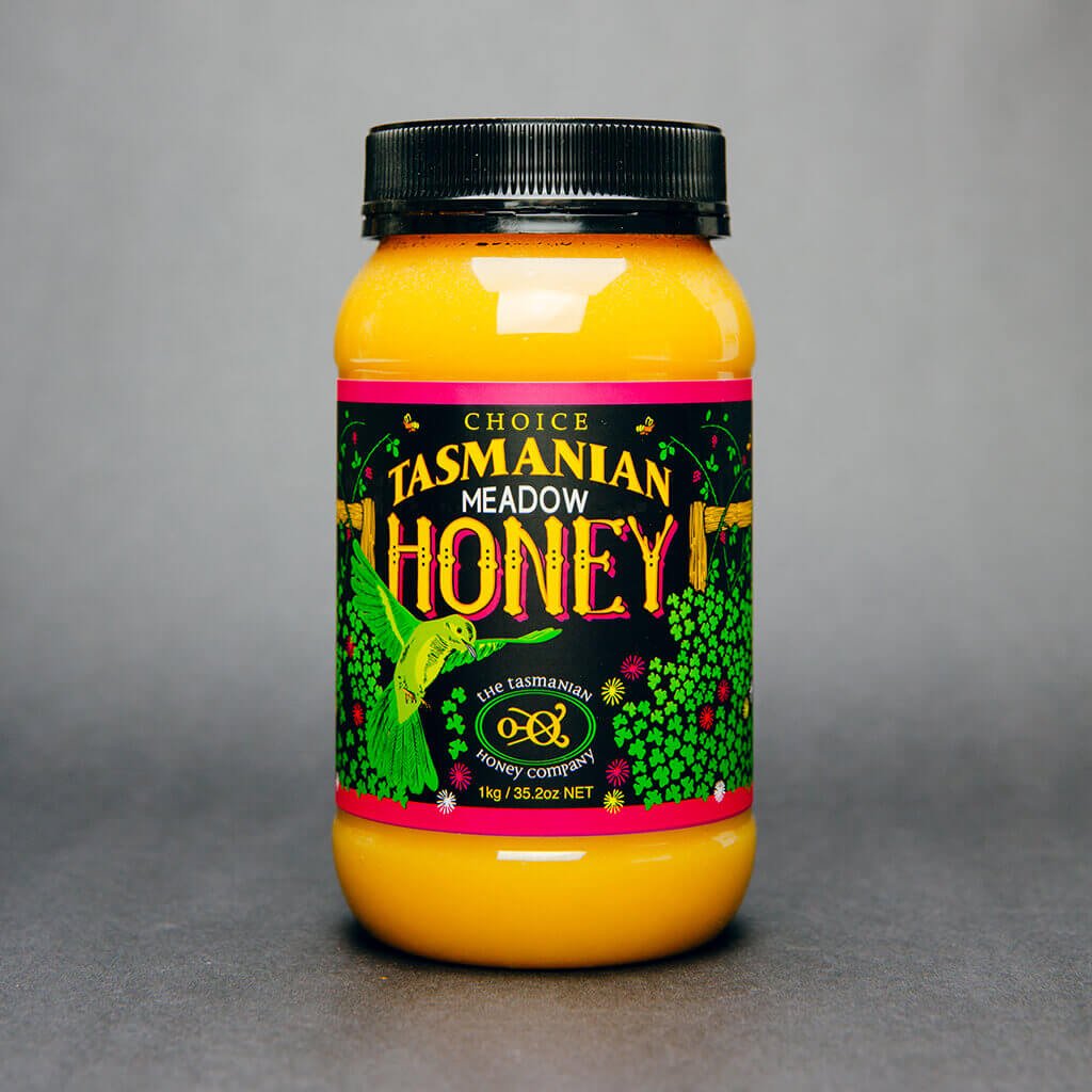 Tasmanian Meadow Honey 1KG - BeeVitamins