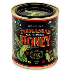 Genuine Tasmanian Leatherwood Honey 350g Tin