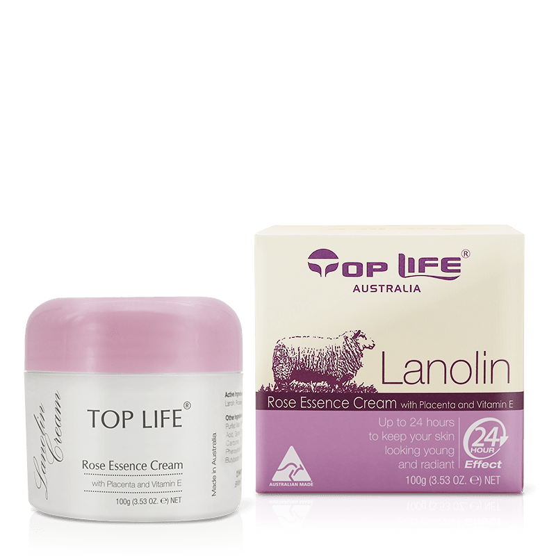 Top Life Lanolin Rose Essence Cream - BeeVitamins