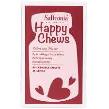 Unichi Saffronia Happy Chews 60 Tablets - BeeVitamins