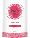 Vida Glow Cranberry and Lime Natural Marine Collagen 30 Servings - BeeVitamins