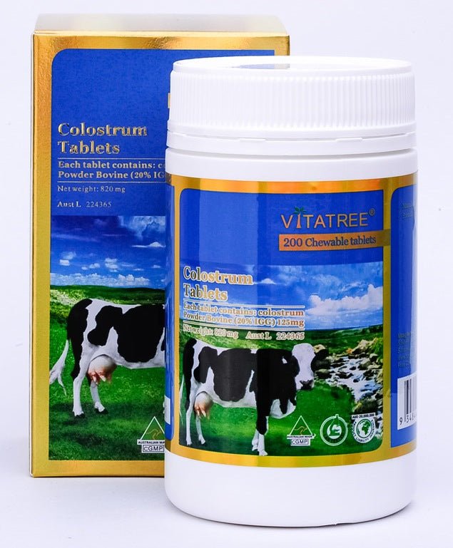 Vitatree Colostrum 200 Chewable Tablets - BeeVitamins
