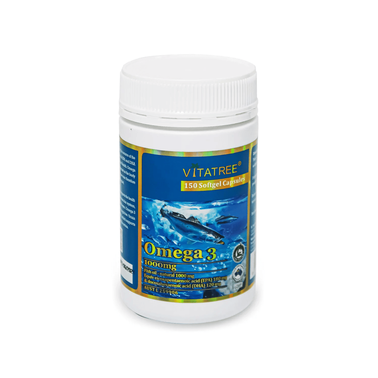 Vitatree Omega 3 1000mg 150 Capsules - BeeVitamins