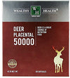 Wealthy Health Deer Placental 50000 / 60 Capsules - BeeVitamins