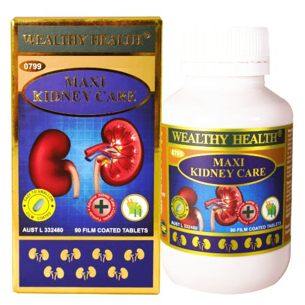 Wealthy Health Maxi Kidney Care 90 Tablets - BeeVitamins