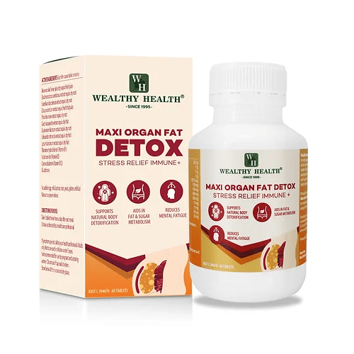 Wealthy Health Maxi Organ Fat Detox Stress Relief Immune + - BeeVitamins