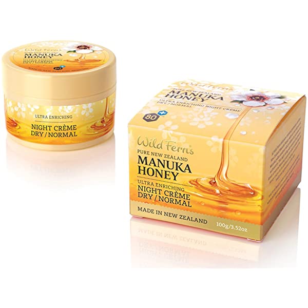 Wild Ferns Manuka Honey Night Creme Dry to Normal 100mL - BeeVitamins