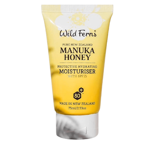 Wild Ferns Manuka Honey Protective Hydrating Moisturiser with SPF15 75mL - BeeVitamins