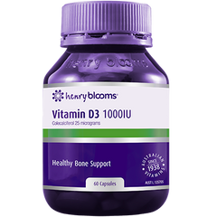 Henry Blooms Vitamin D3 60 Capsules