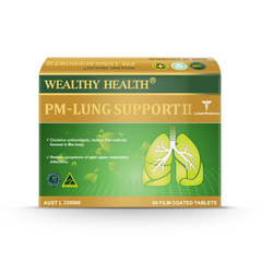 Wealthy Health PM Lung Support 60 Tablets