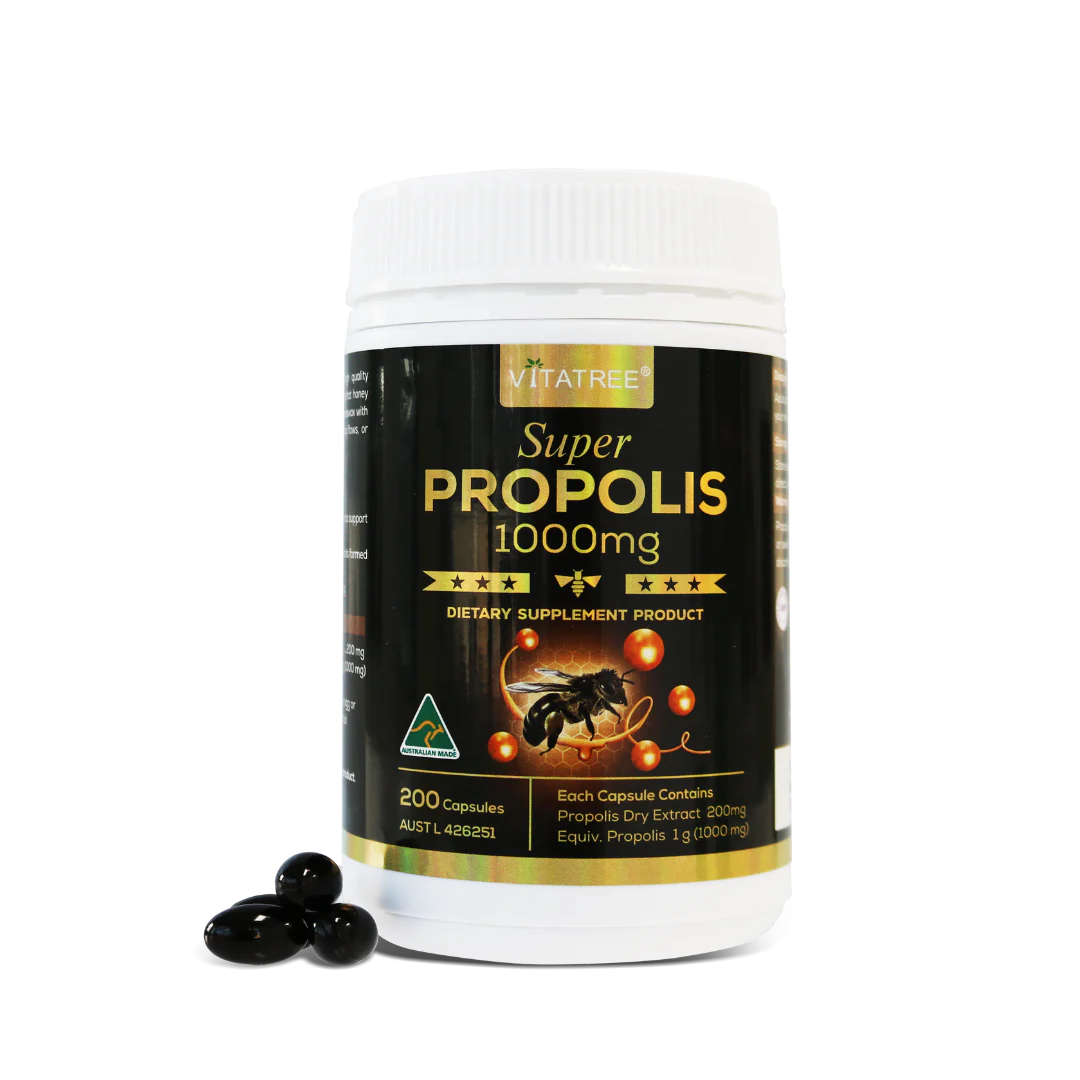 Vitatree Super Propolis 1000mg 200 Mini Capsules