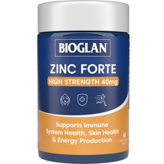 Bioglan Zinc Forte High Strength 40mg 60 Tablets