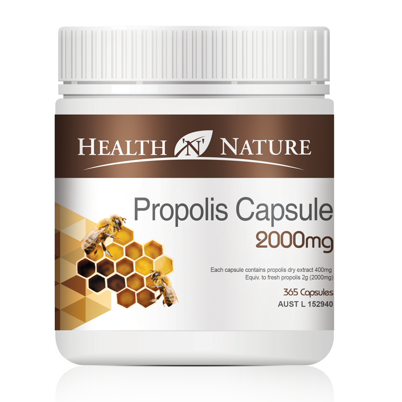 Health N Nature Propolis 2000mg 365 Capsules