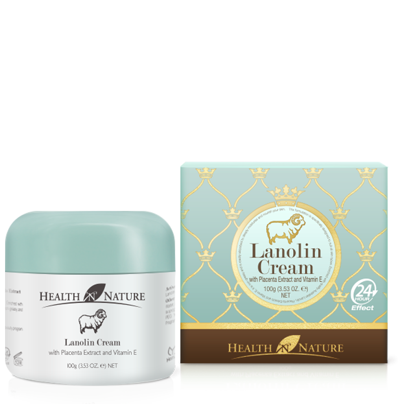 Health & Nature Lanolin Cream with Placenta extract & Vitamin E
