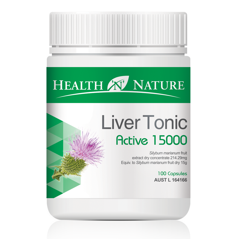 Health N Nature Liver Tonic Active 15000mg 100 Capsules