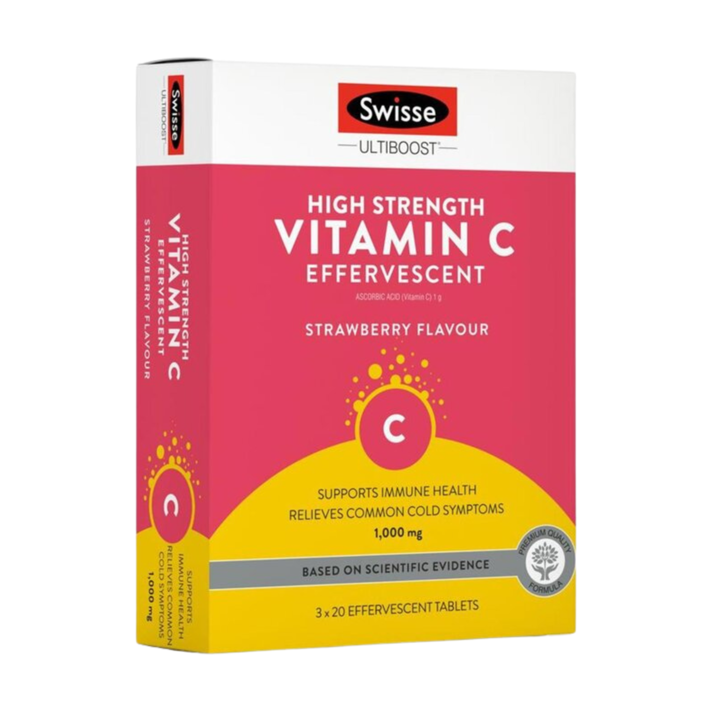 Swisse High Strength Vitamin C 1000mg Effervescent 60 Tablets