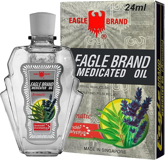 Eagle Brand Medicated Oil Aromatic 24ml (1 single bottle)