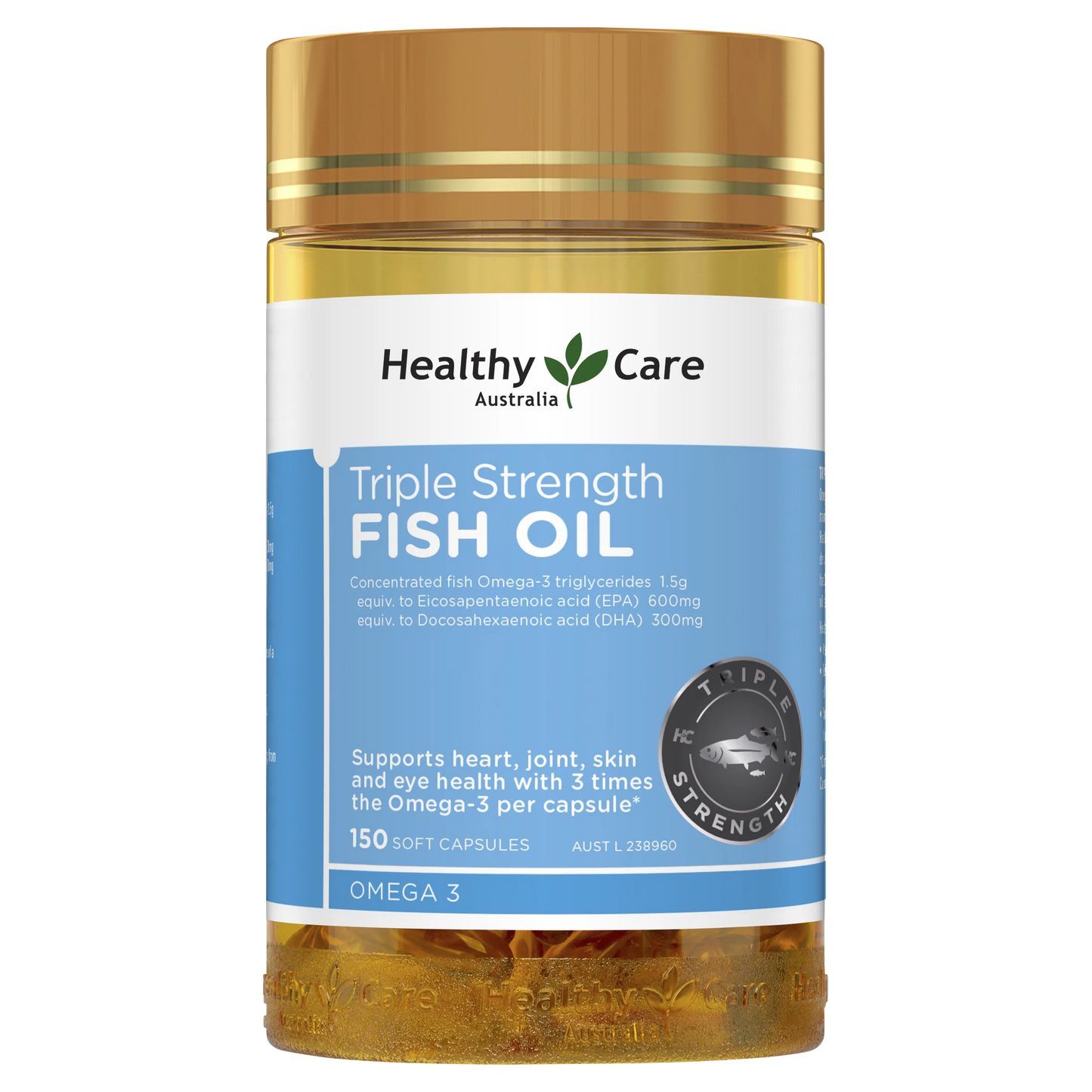 Healthy Care Triple Strength Fish Oil 150 Capsules