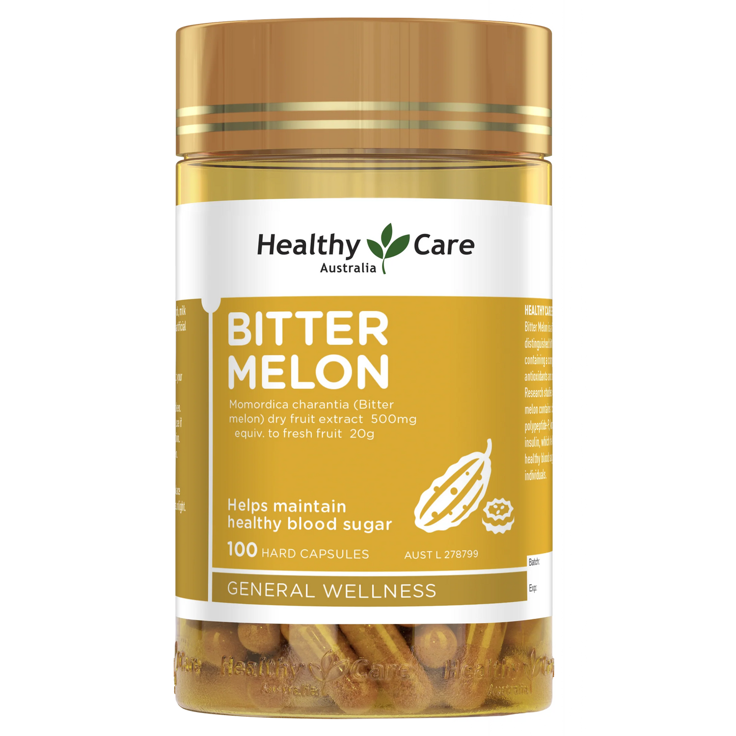 Healthy Care Bitter Melon 100 Capsules