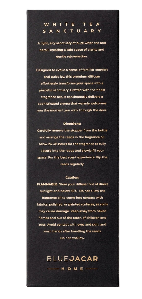 Blue Jacar Fragrance Diffuser White Tea Sanctuary 200mL