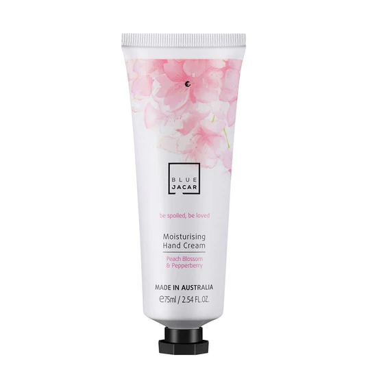 Blue Jacar Moisturising Hand Cream Peach Blossom & Pepperberry 75ml