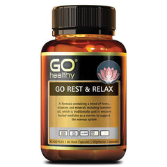 Go Healthy Rest & Relax 60 Vegan Capsules
