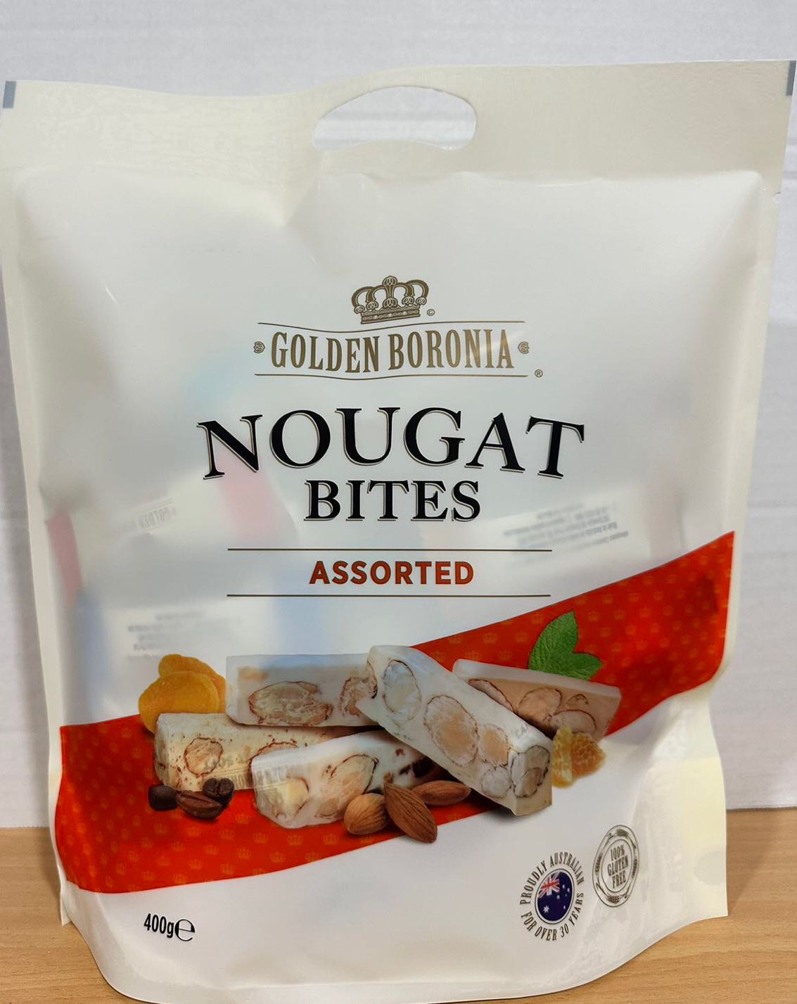 Golden Boronia Assorted Nougat 400g