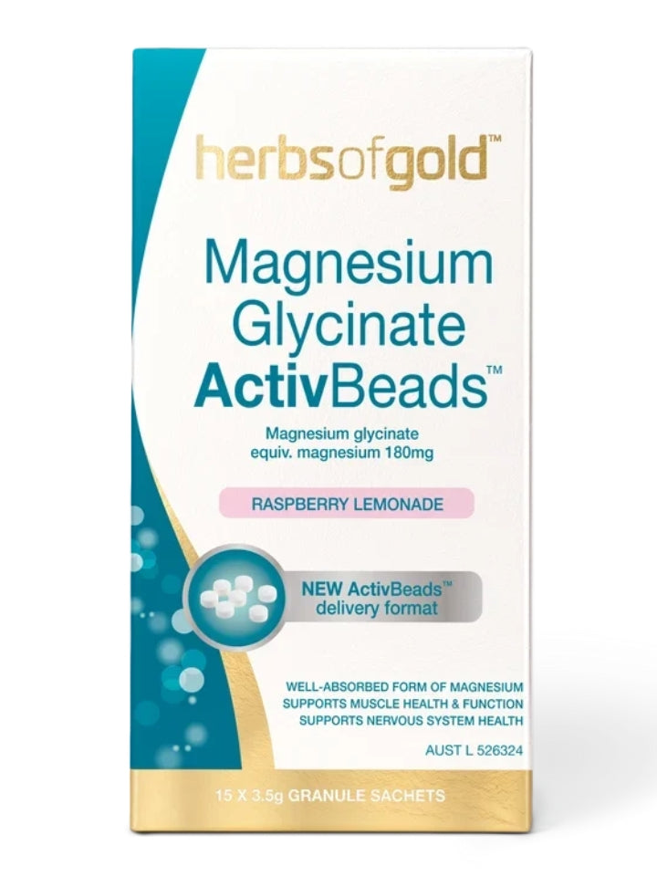 Herbs of Gold Magnesium Glycinate ActivBeads™