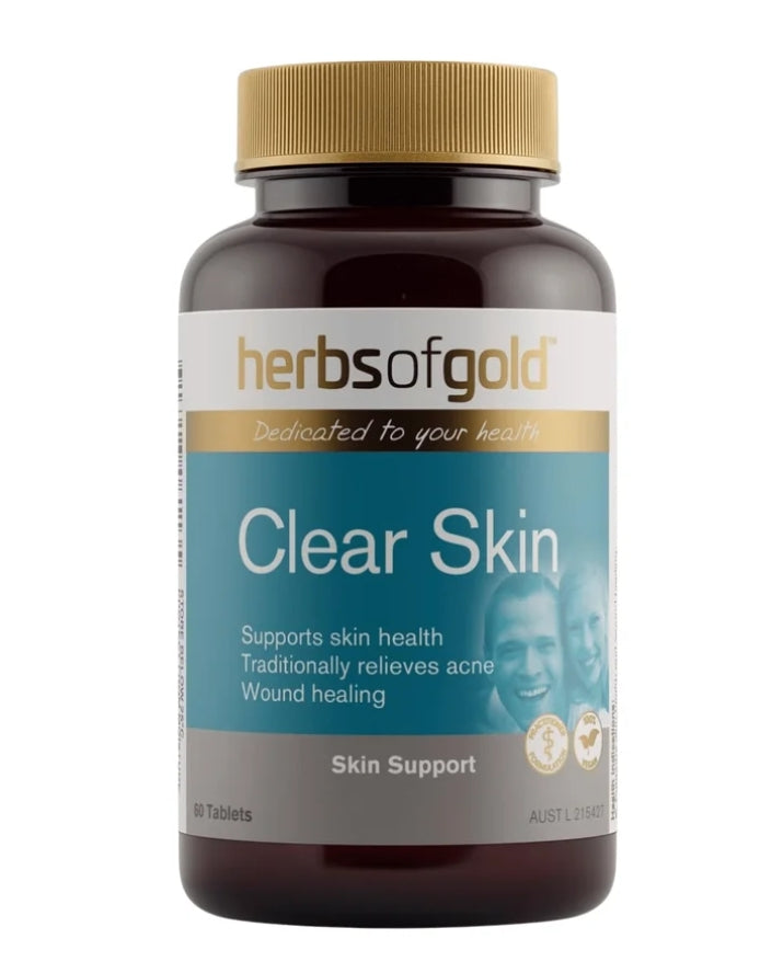 Herbs of Gold Clear Skin 60 Tablets (Exp date: 05/27)