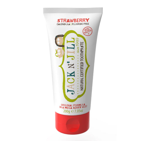 Jack n Jill Mega Berry Natural Certified Toothpaste Strawberry 200g