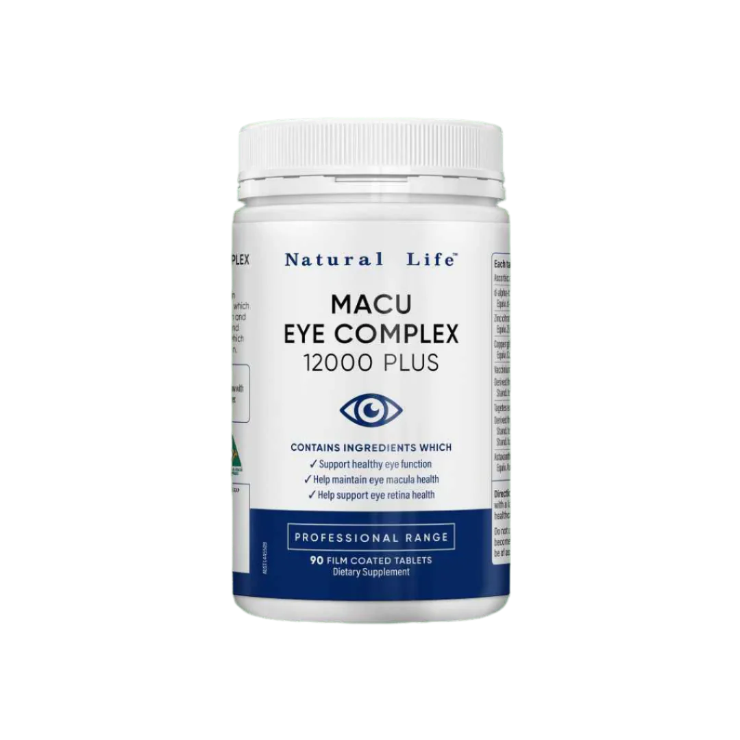 Natural Life Macu Eye Complex 12000 Plus 90 Tablets