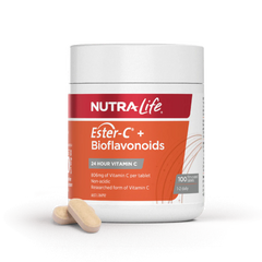 Nutralife Ester C 1000mg + Bioflavonoids 100 Tablets