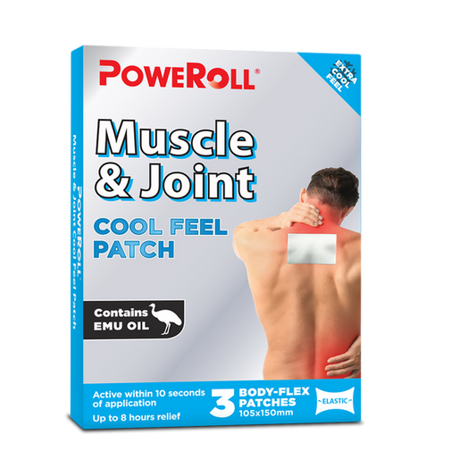 Poweroll Muscle and Joint Cool Patch x 3 Patches