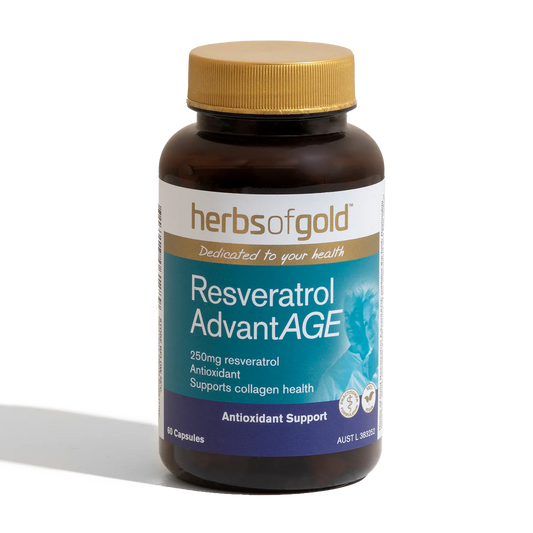 Herbs of Gold Resveratrol AdvantAGE 60 Capsules